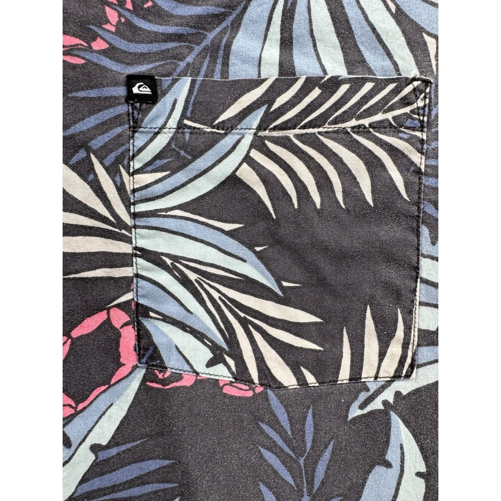 Quicksilver Hawaiian Shirt Men's Size 2XL Floral Tropical Beach Aloha - Picture 3 of 11